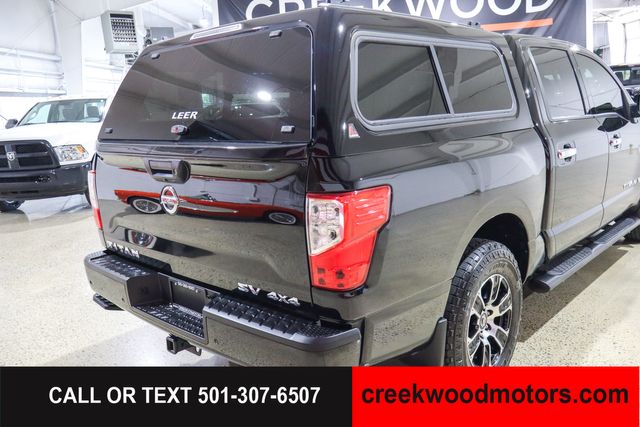 2020 Nissan Titan SV 4x4 V8 Crew Cab 1 Owner Camper Shell Financing