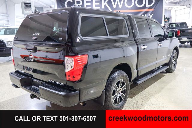 2020 Nissan Titan SV 4x4 V8 Crew Cab 1 Owner Camper Shell Financing