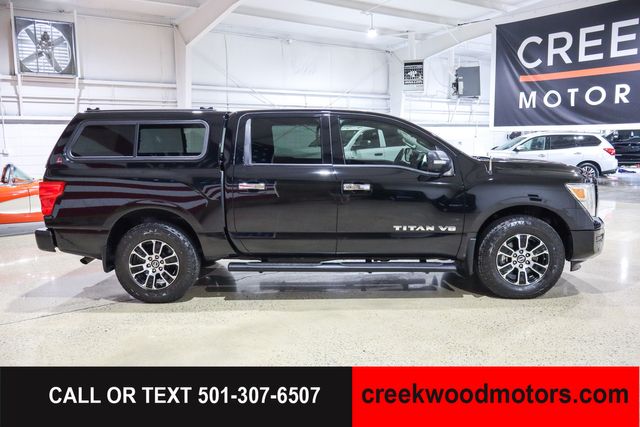 2020 Nissan Titan SV 4x4 V8 Crew Cab 1 Owner Camper Shell Financing