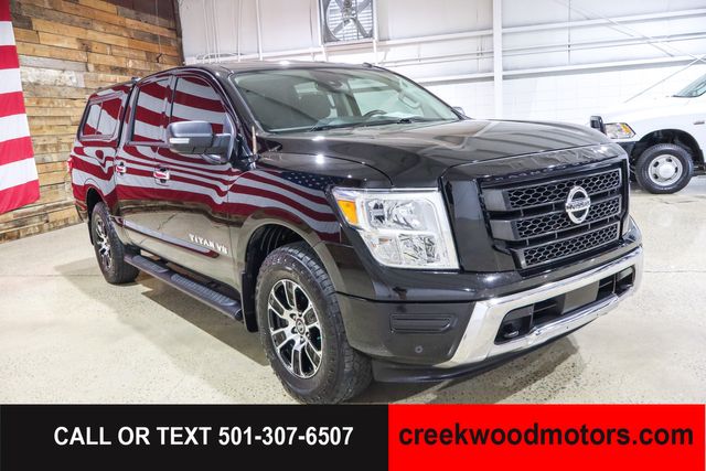 2020 Nissan Titan SV 4x4 V8 Crew Cab 1 Owner Camper Shell Financing