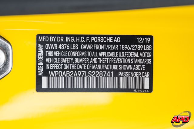 2020 Porsche 911 Carrera S 2020 Porsche 911 Carrera S