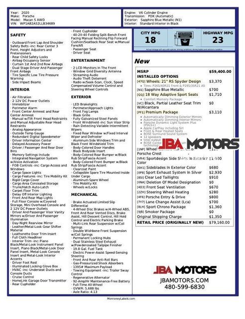 2020 Porsche Macan S AWD SUV with ONLY 14k LOW MILES HIGHLY OPTIONED | MESA, AZ | JBA MOTORS 2020 Porsche Macan S AWD SUV with ONLY 14k LOW MILES HIGHLY OPTIONED | MESA, AZ | JBA MOTORS