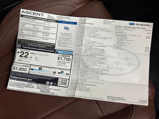 2020 Subaru Ascent Touring | Houston, TX | Houston Auto Credit