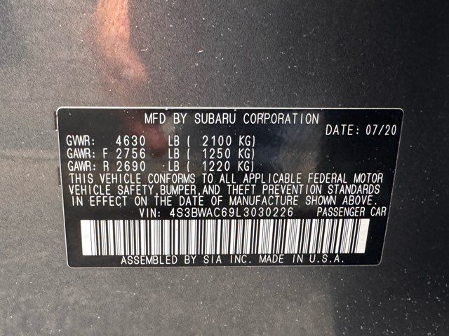 2020 Subaru Legacy Premium