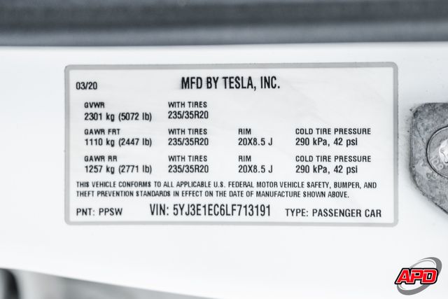 2020 Tesla Model 3 Performance 2020 Tesla Model 3 Performance
