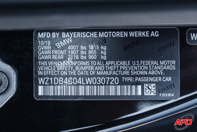 2020 Toyota GR Supra 3.0 Premium 2020 Toyota GR Supra 3.0 Premium