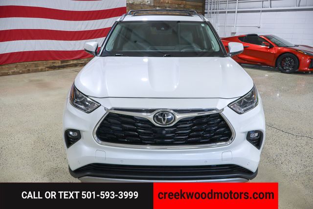 2020 Toyota Highlander Platinum 4x4 AWD White Nav Roof 3rd Row Financing