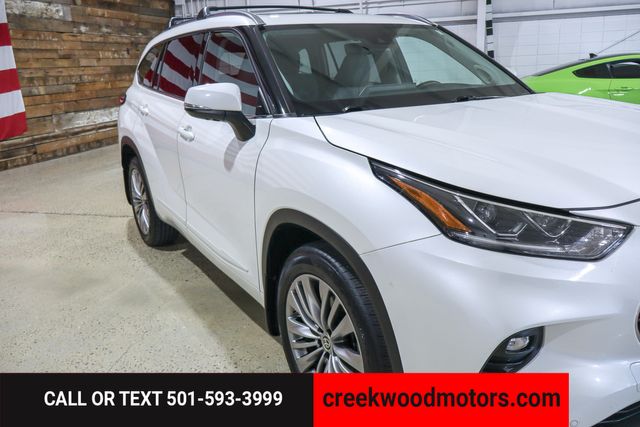 2020 Toyota Highlander Platinum 4x4 AWD White Nav Roof 3rd Row Financing
