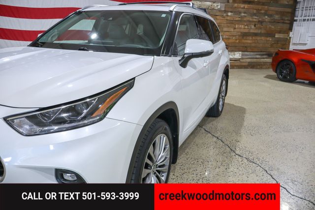 2020 Toyota Highlander Platinum 4x4 AWD White Nav Roof 3rd Row Financing