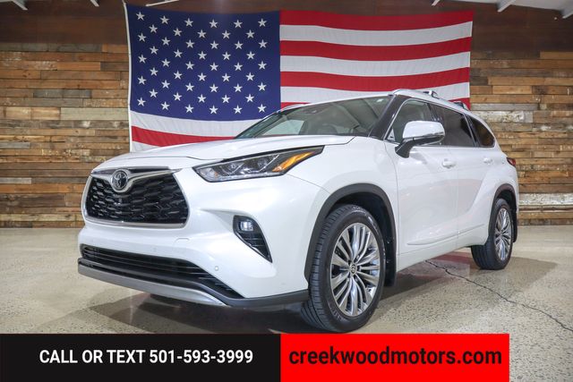 2020 Toyota Highlander Platinum 4x4 AWD White Nav Roof 3rd Row Financing
