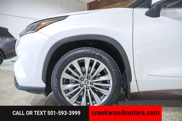 2020 Toyota Highlander Platinum 4x4 AWD White Nav Roof 3rd Row Financing
