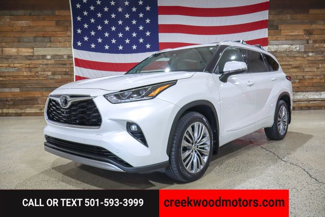 2020 Toyota Highlander Platinum 4x4 AWD White Nav Roof 3rd Row Financing in Searcy, AR 72143