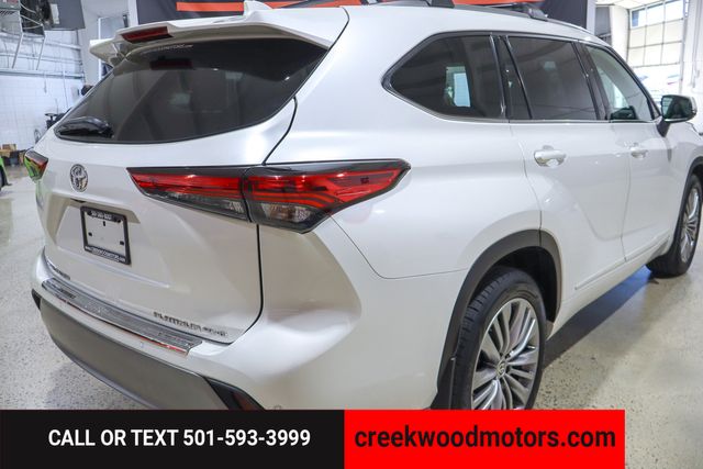 2020 Toyota Highlander Platinum 4x4 AWD White Nav Roof 3rd Row Financing