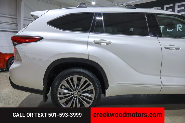 2020 Toyota Highlander Platinum 4x4 AWD White Nav Roof 3rd Row Financing