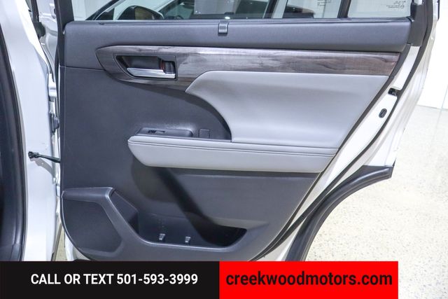 2020 Toyota Highlander Platinum 4x4 AWD White Nav Roof 3rd Row Financing