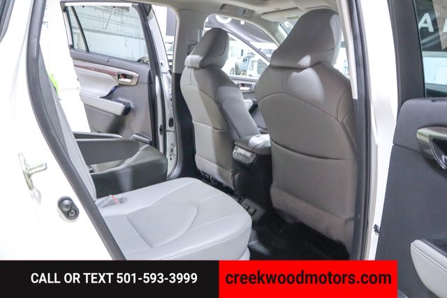 2020 Toyota Highlander Platinum 4x4 AWD White Nav Roof 3rd Row Financing