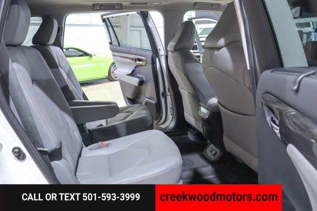 2020 Toyota Highlander Platinum 4x4 AWD White Nav Roof 3rd Row Financing