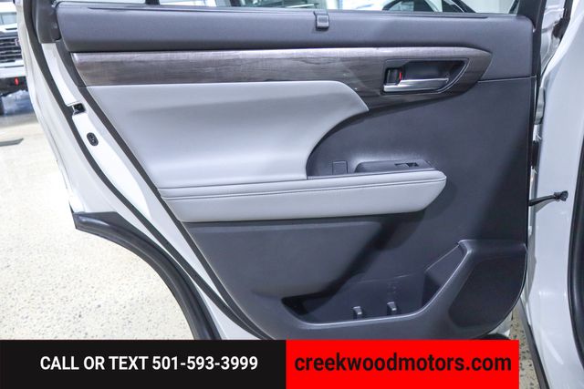 2020 Toyota Highlander Platinum 4x4 AWD White Nav Roof 3rd Row Financing