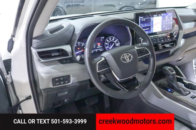 2020 Toyota Highlander Platinum 4x4 AWD White Nav Roof 3rd Row Financing