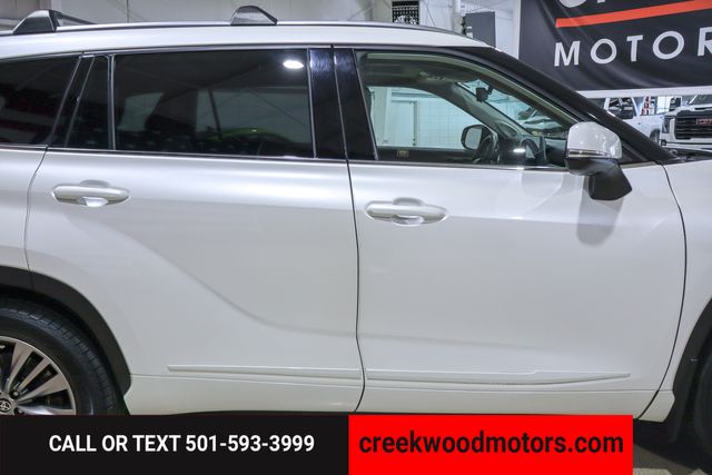 2020 Toyota Highlander Platinum 4x4 AWD White Nav Roof 3rd Row Financing