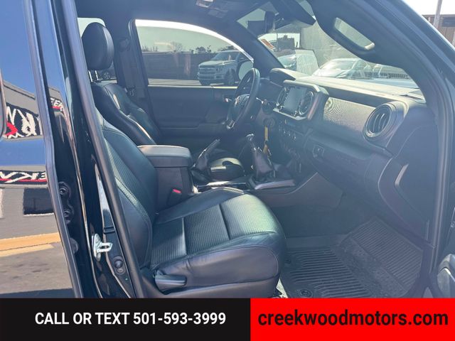 2020 Toyota Tacoma TRD Sport 4x4 Manual LEVELED Low Miles Black NICE