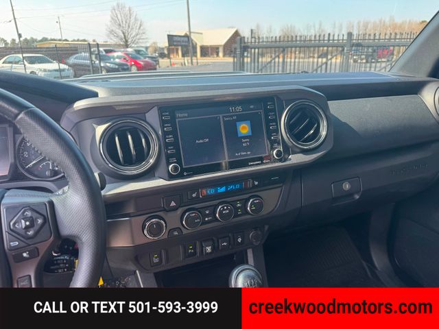 2020 Toyota Tacoma TRD Sport 4x4 Manual LEVELED Low Miles Black NICE