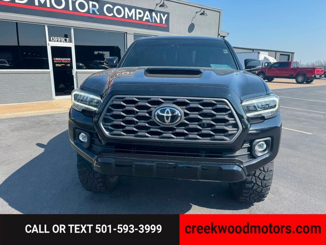 2020 Toyota Tacoma TRD Sport 4x4 Manual LEVELED Low Miles Black NICE