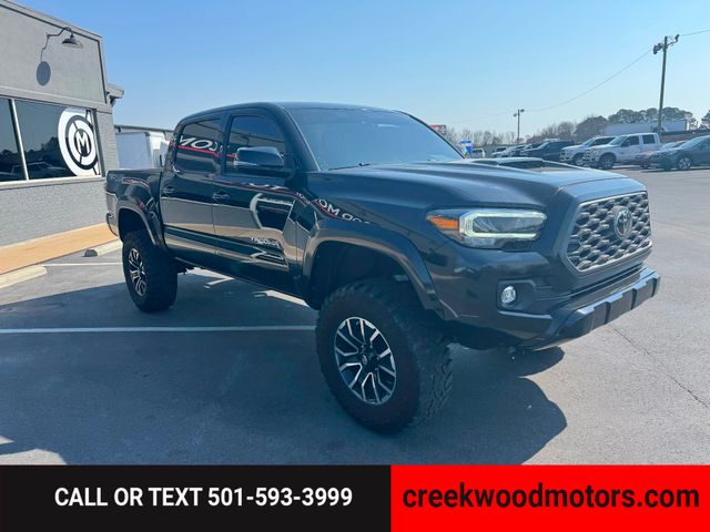 2020 Toyota Tacoma TRD Sport 4x4 Manual LEVELED Low Miles Black NICE