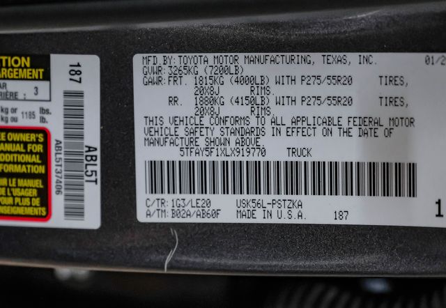 2020 Toyota Tundra Platinum Edition CrewMax Leveled 33" X/T 1 Owner | Dallas, TX | East Dallas Diesel 2020 Toyota Tundra Platinum Edition CrewMax Leveled 33" X/T 1 Owner | Dallas, TX | East Dallas Diesel