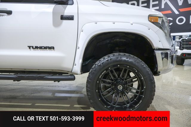 2020 Toyota Tundra SR5 4x4 5.7L V8 Financing White LIFTED 22s CrewMax