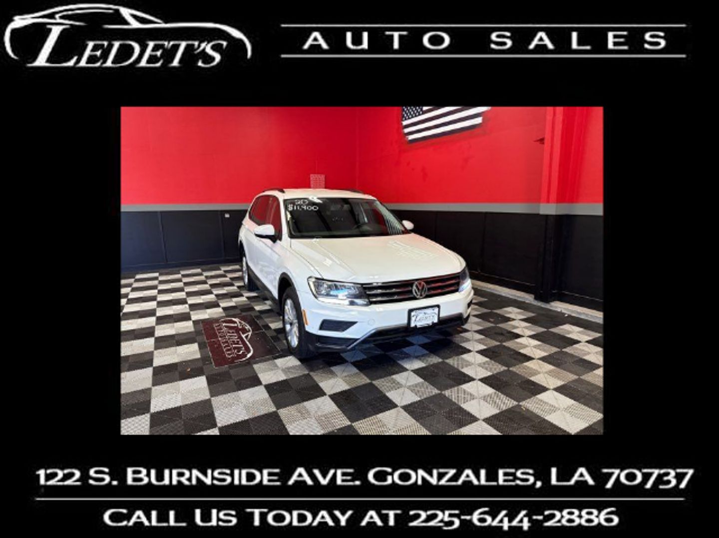 2020 Volkswagen Tiguan S [0Q0Q] Pure White at Mossy Motors