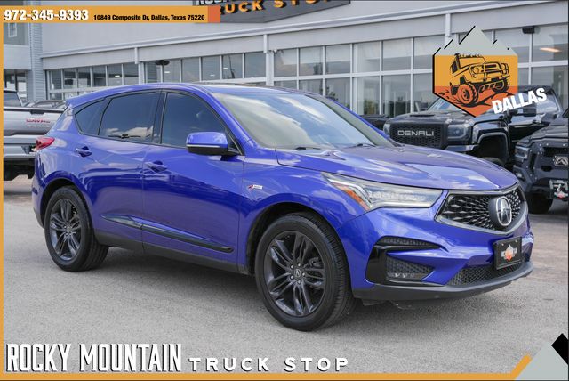 2021 Acura RDX A-SPEC / APEX BLUE PEARL / LOADED W/ LUXURY | Austin, TX | Rocky Mountain Truck Stop Austin