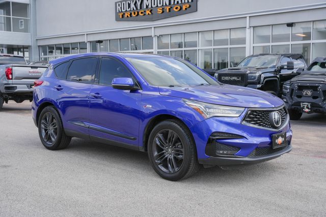 2021 Acura RDX A-SPEC / APEX BLUE PEARL / LOADED W/ LUXURY | Austin, TX | Rocky Mountain Truck Stop Austin