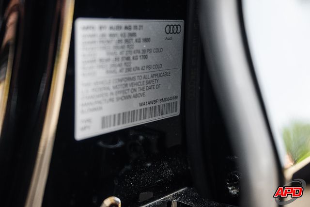 2021 Audi SQ8 4.0T quattro Premium Plus 2021 Audi SQ8 4.0T quattro Premium Plus