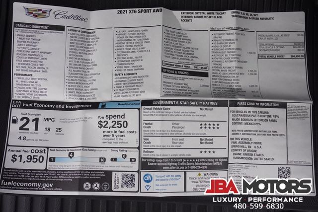 2021 Cadillac XT6 Sport Package Highly Optioned | MESA, AZ | JBA MOTORS 2021 Cadillac XT6 Sport Package Highly Optioned | MESA, AZ | JBA MOTORS