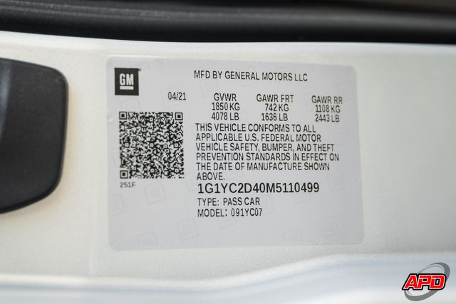 2021 Chevrolet Corvette Stingray Procharged 2021 Chevrolet Corvette Stingray Procharged