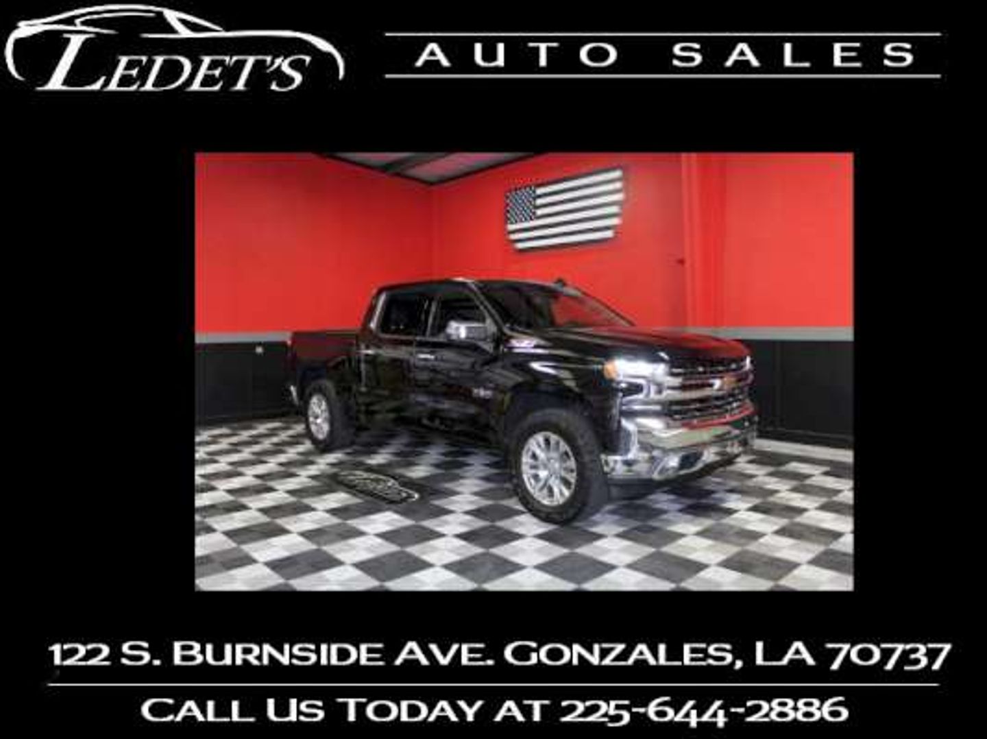 2021 Chevrolet Silverado 1500 LTZ [GBA] Black at Robbins Nissan