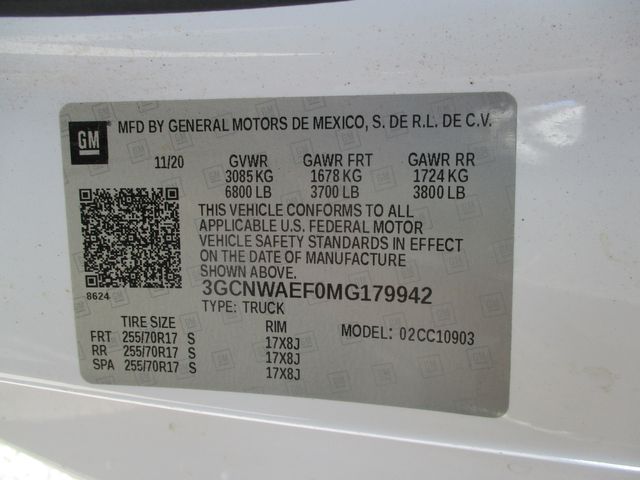 2021 Chevrolet Silverado 1500 Work Truck