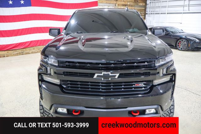2021 Chevrolet Silverado 1500 LIFTED Trail Boss 4x4 Black 20s New Tires 1 Owner