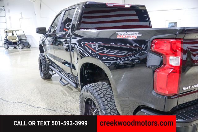 2021 Chevrolet Silverado 1500 LIFTED Trail Boss 4x4 Black 20s New Tires 1 Owner