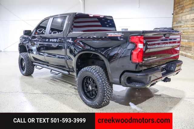 2021 Chevrolet Silverado 1500 LIFTED Trail Boss 4x4 Black 20s New Tires 1 Owner