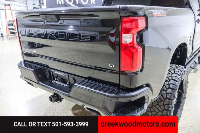 2021 Chevrolet Silverado 1500 LIFTED Trail Boss 4x4 Black 20s New Tires 1 Owner