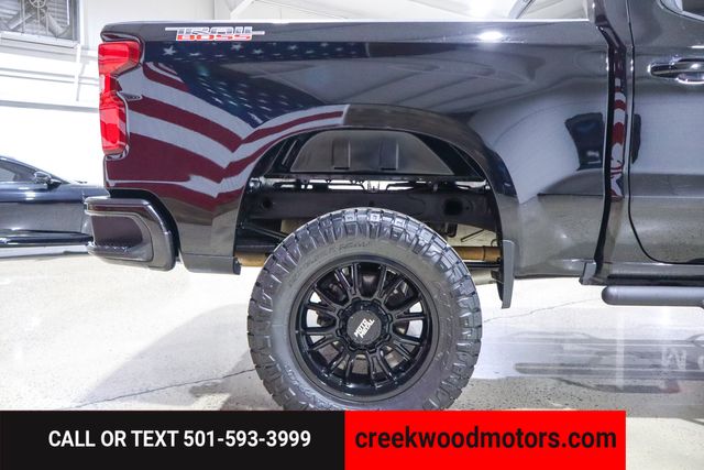 2021 Chevrolet Silverado 1500 LIFTED Trail Boss 4x4 Black 20s New Tires 1 Owner