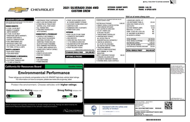 2021 Chevrolet Silverado 2500HD Custom 2021 Chevrolet Silverado 2500HD Custom