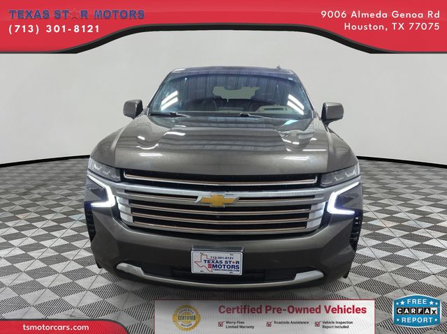 2021 Chevrolet TAHOE 1500 HIGH COUNTRY | Houston, TX | Texas Star Motors 2021 Chevrolet TAHOE 1500 HIGH COUNTRY | Houston, TX | Texas Star Motors