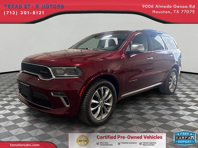 2021 Dodge DURANGO CITADEL | Houston, TX | Texas Star Motors 2021 Dodge DURANGO CITADEL | Houston, TX | Texas Star Motors