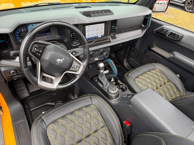 2021 Ford Bronco V6 SASQUATCH LEATHER CYBER ORANGE BLACK DIAMOND | Plant City, FL | psv5 DEMO - Bayshore Automotive