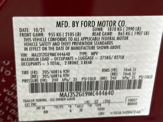 2021 Ford ECOSPORT SE 2021 Ford ECOSPORT SE