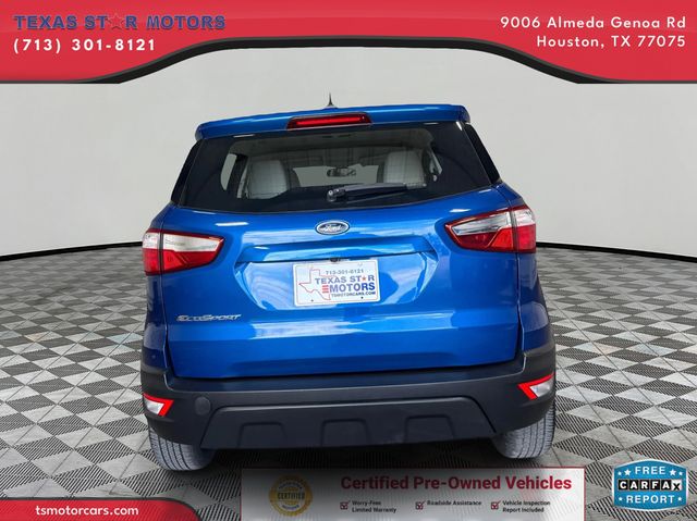 2021 Ford ECOSPORT S | Houston, TX | Texas Star Motors 2021 Ford ECOSPORT S | Houston, TX | Texas Star Motors