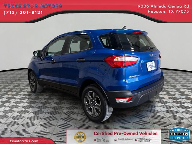 2021 Ford ECOSPORT S | Houston, TX | Texas Star Motors 2021 Ford ECOSPORT S | Houston, TX | Texas Star Motors